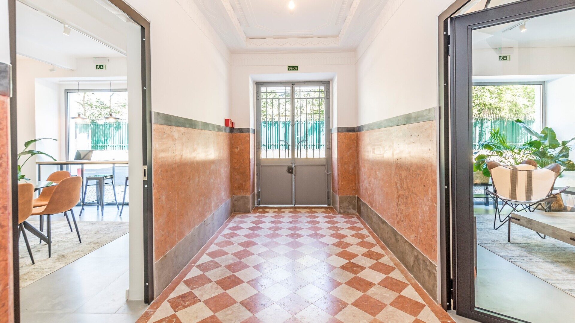 Hiving Lisbon coliving interior